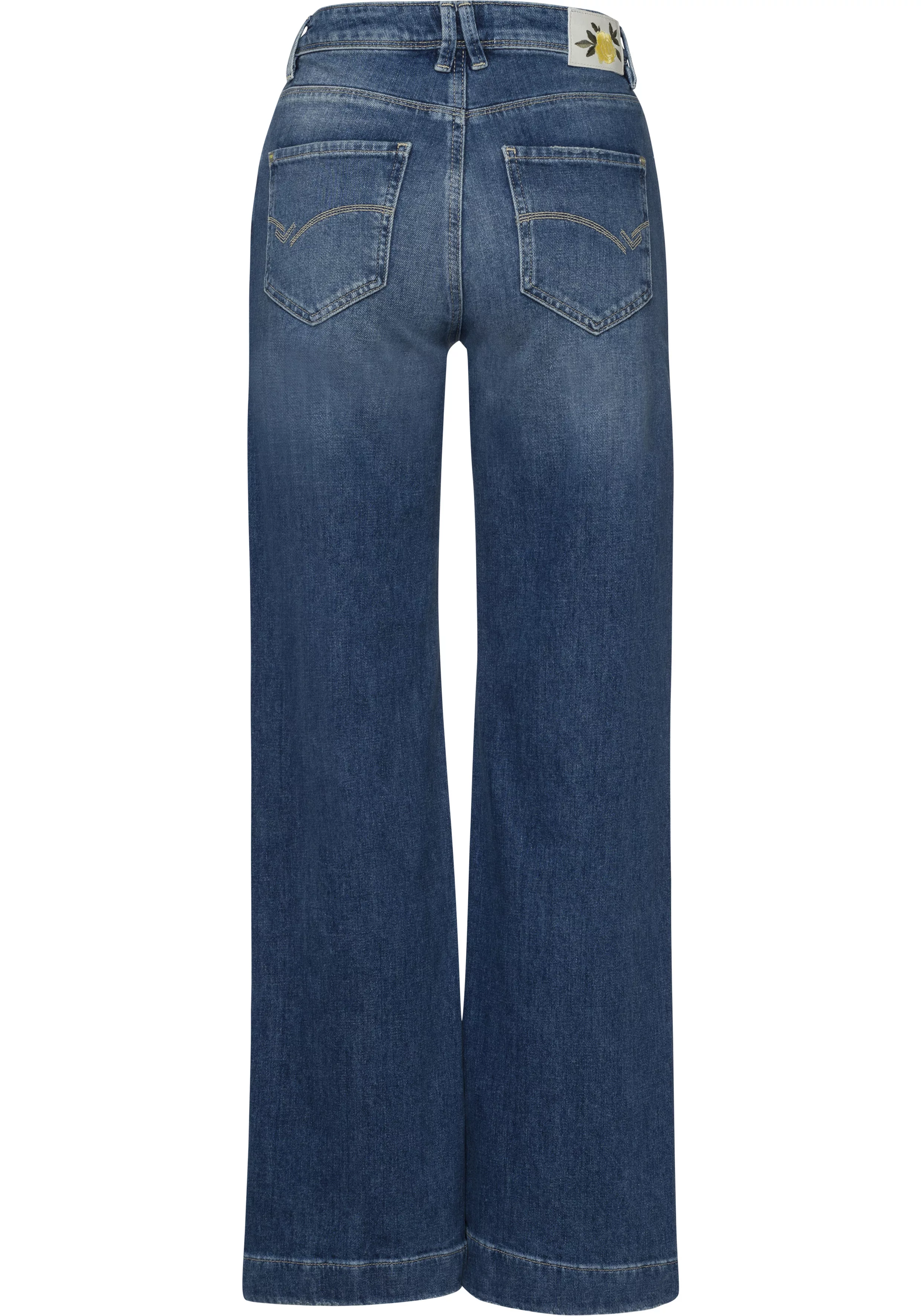 Freeman T. Porter Weite Jeans, mit eingearbeiteten Sitzfalten günstig online kaufen