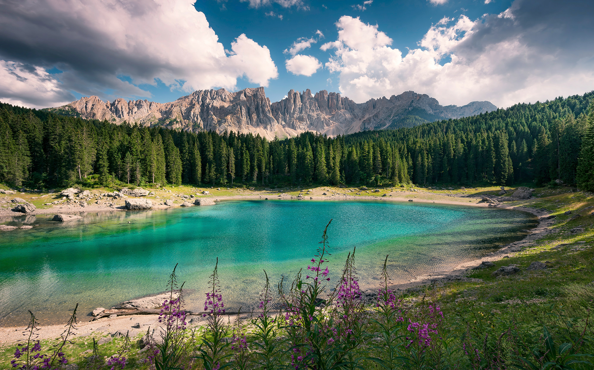 Komar Fototapete Dolomitenjuwel B/L: ca. 450x280 cm günstig online kaufen