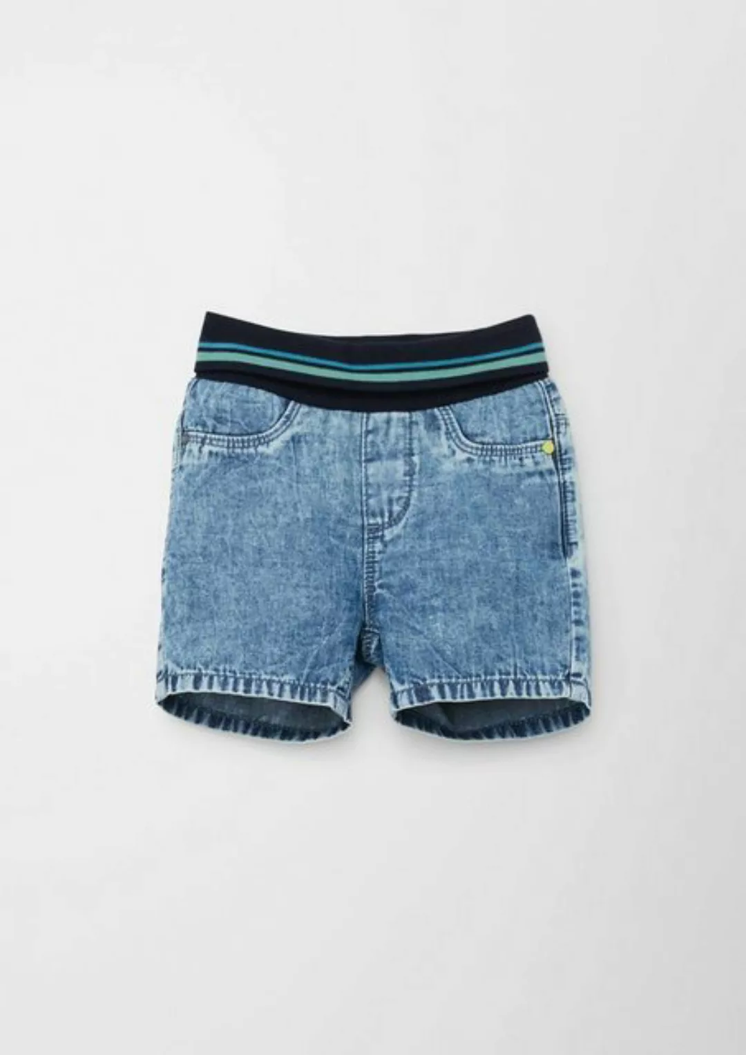 s.Oliver Shorts Jeans-Shorts / Regular Fit / High Rise / Straight Leg Kontr günstig online kaufen