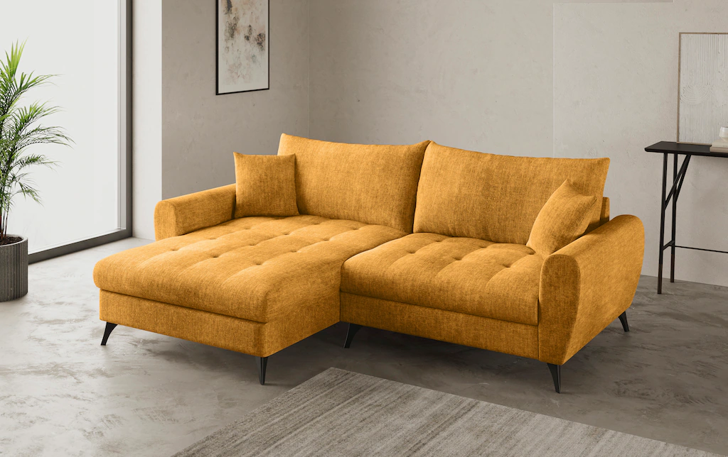 Mr. Couch Ecksofa "Blackburn II, L-Form", Mit Kaltschaumpolsterung bis 140 günstig online kaufen