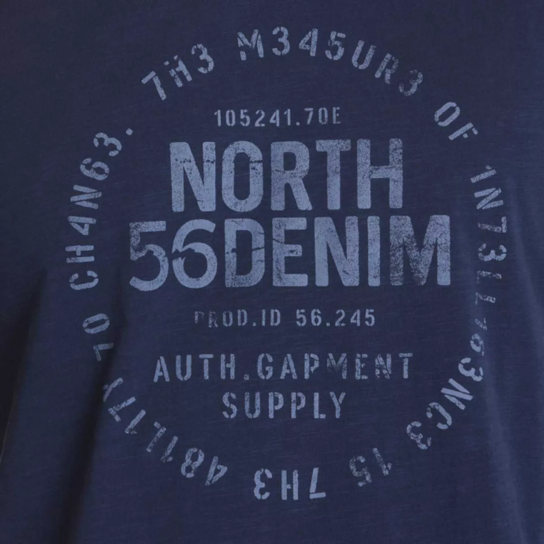 north 56 4 Print-Shirt North 56Denim T-Shirt in großen Größen, oliv günstig online kaufen