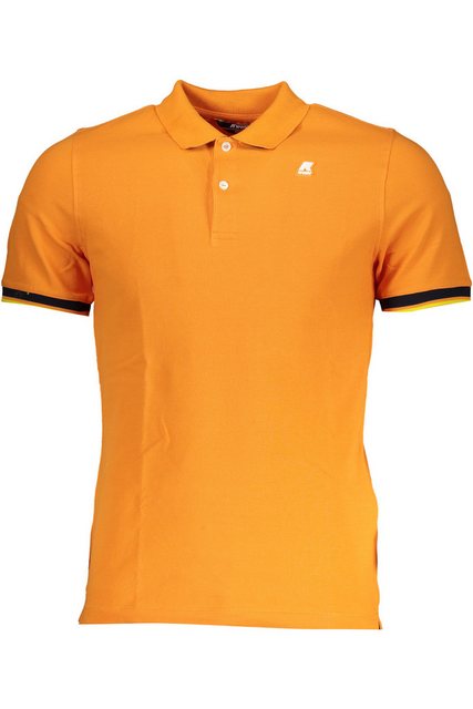 K-Way Poloshirt Herren Kurzarm-Poloshirt in Orange mit günstig online kaufen