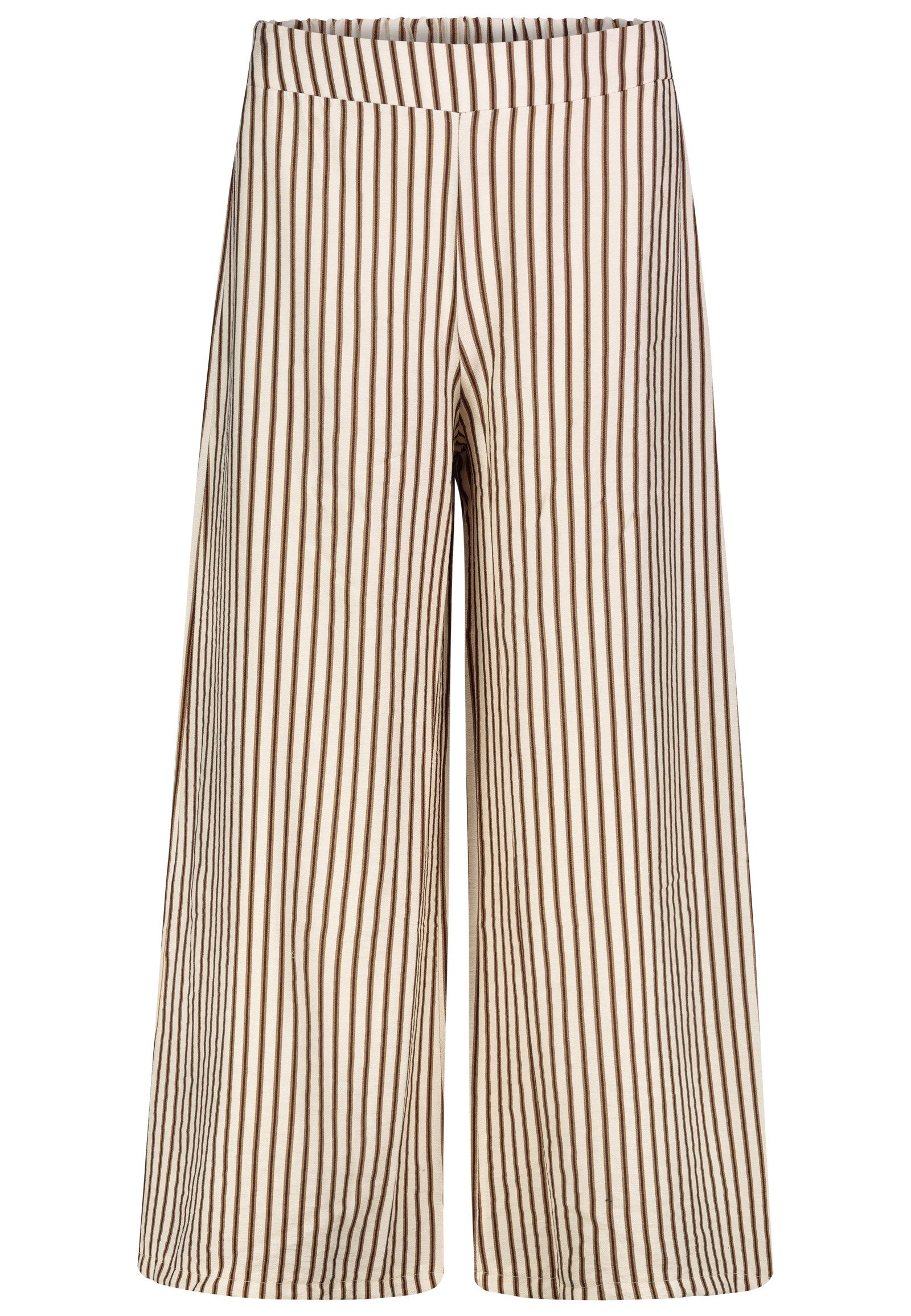 SUBLEVEL Stoffhose Modisches Streifenmuster mit elastischem günstig online kaufen