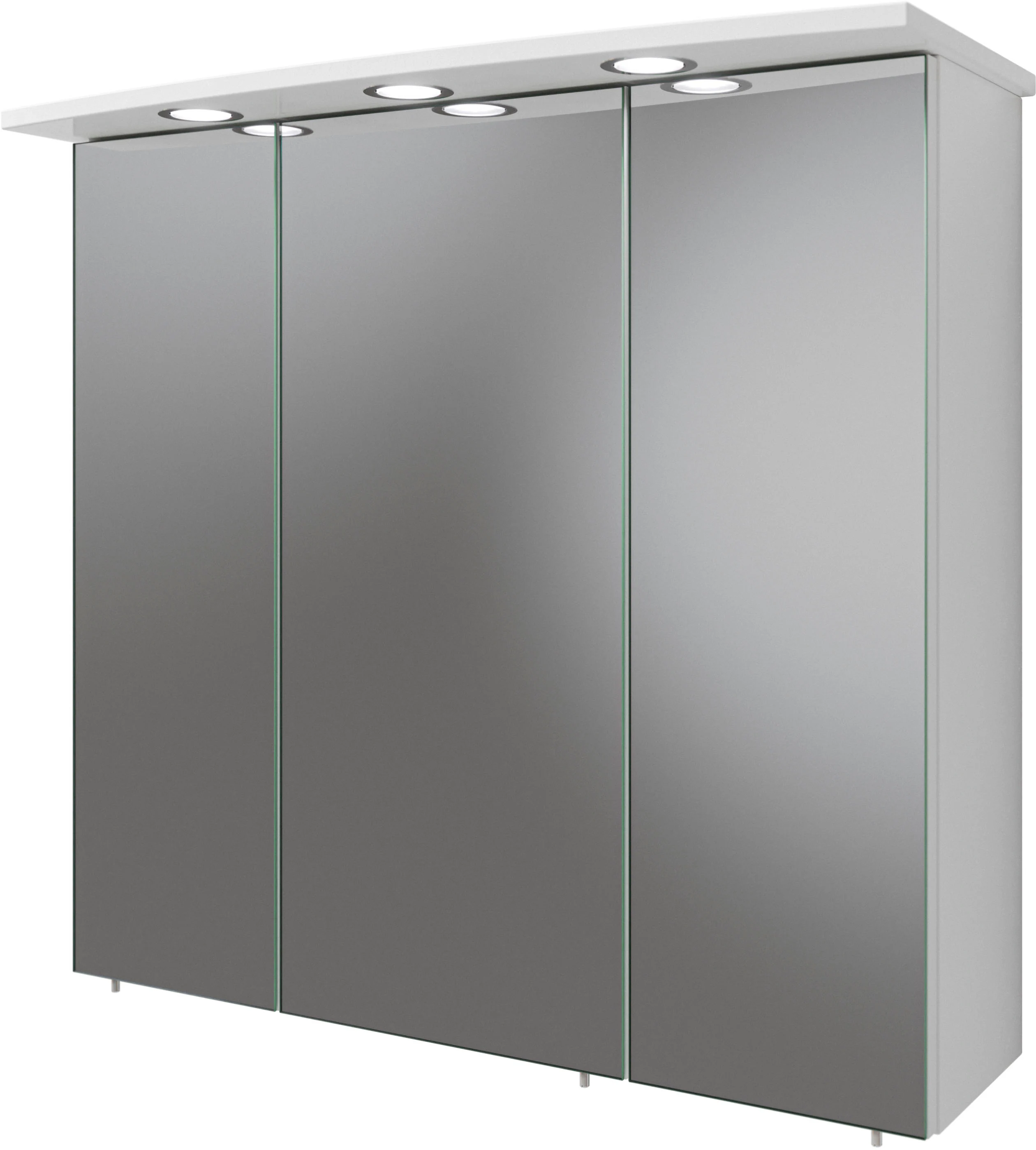 Saphir Spiegelschrank "Quickset 316 Badschrank, 3 Spiegeltüren, 6 Einlegebö günstig online kaufen