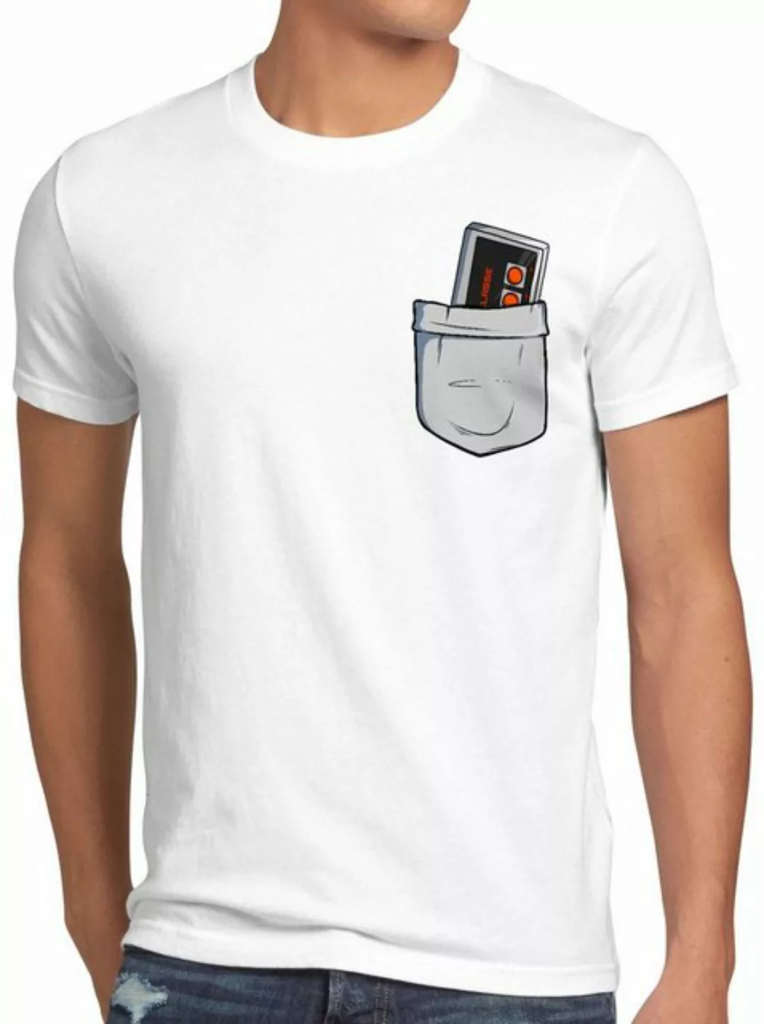 style3 T-Shirt NES Brusttasche classic 8-Bit konsole super mario nintendo s günstig online kaufen