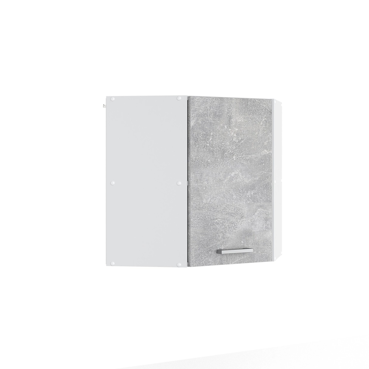 Vicco Eckhängeschrank R-Line, Beton/Weiß, 57 cm günstig online kaufen