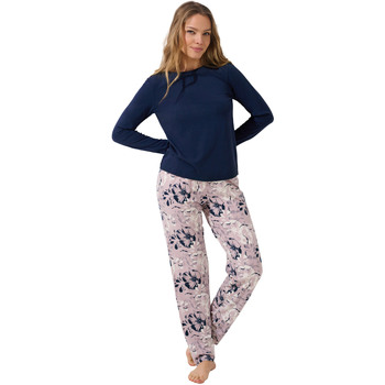 Lisca  Pyjamas/ Nachthemden Pyjama Hose weit Top langarm Ocean günstig online kaufen