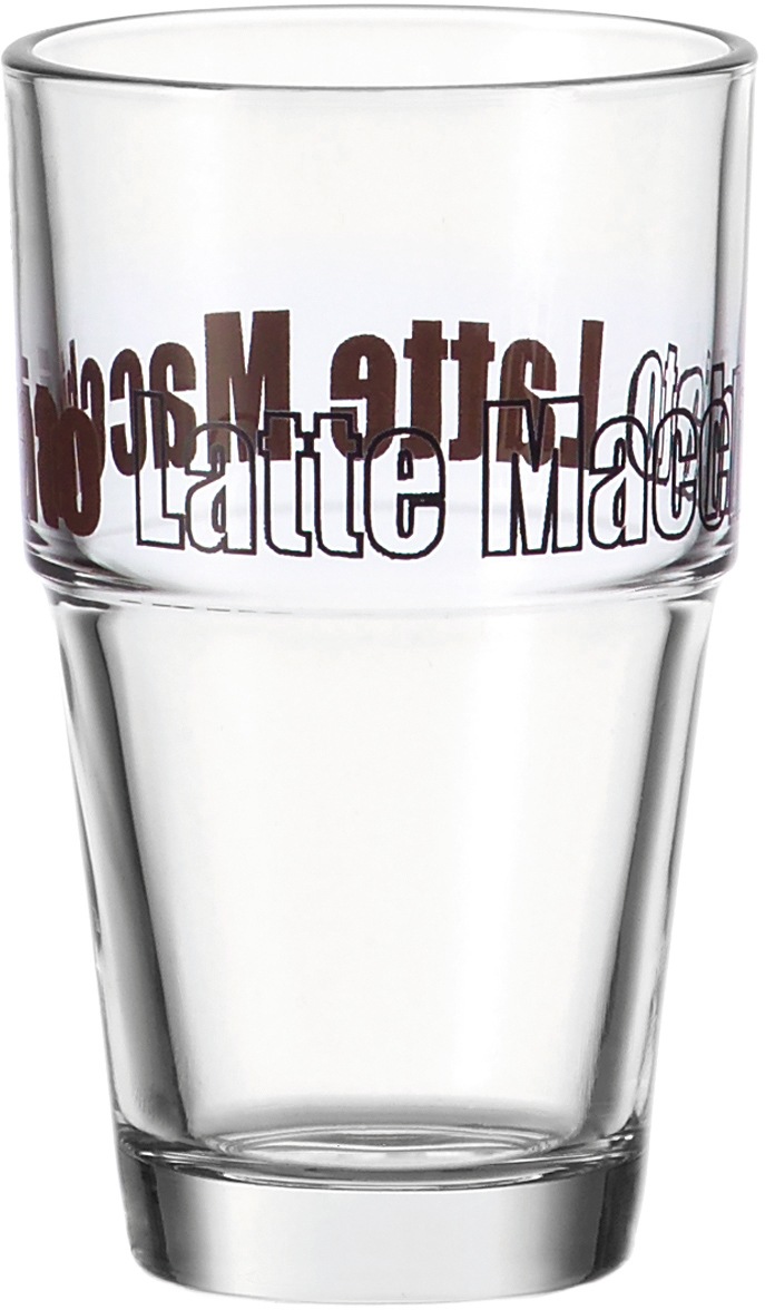 LEONARDO Latte-Macchiato-Glas »Solo«, (Set, 6 tlg.), 410 ml, 6-teilig günstig online kaufen