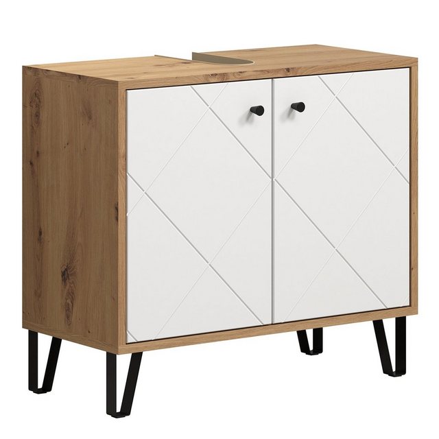 trendteam Waschbeckenunterschrank Kommode Badschrank Badezimmerschrank Schr günstig online kaufen