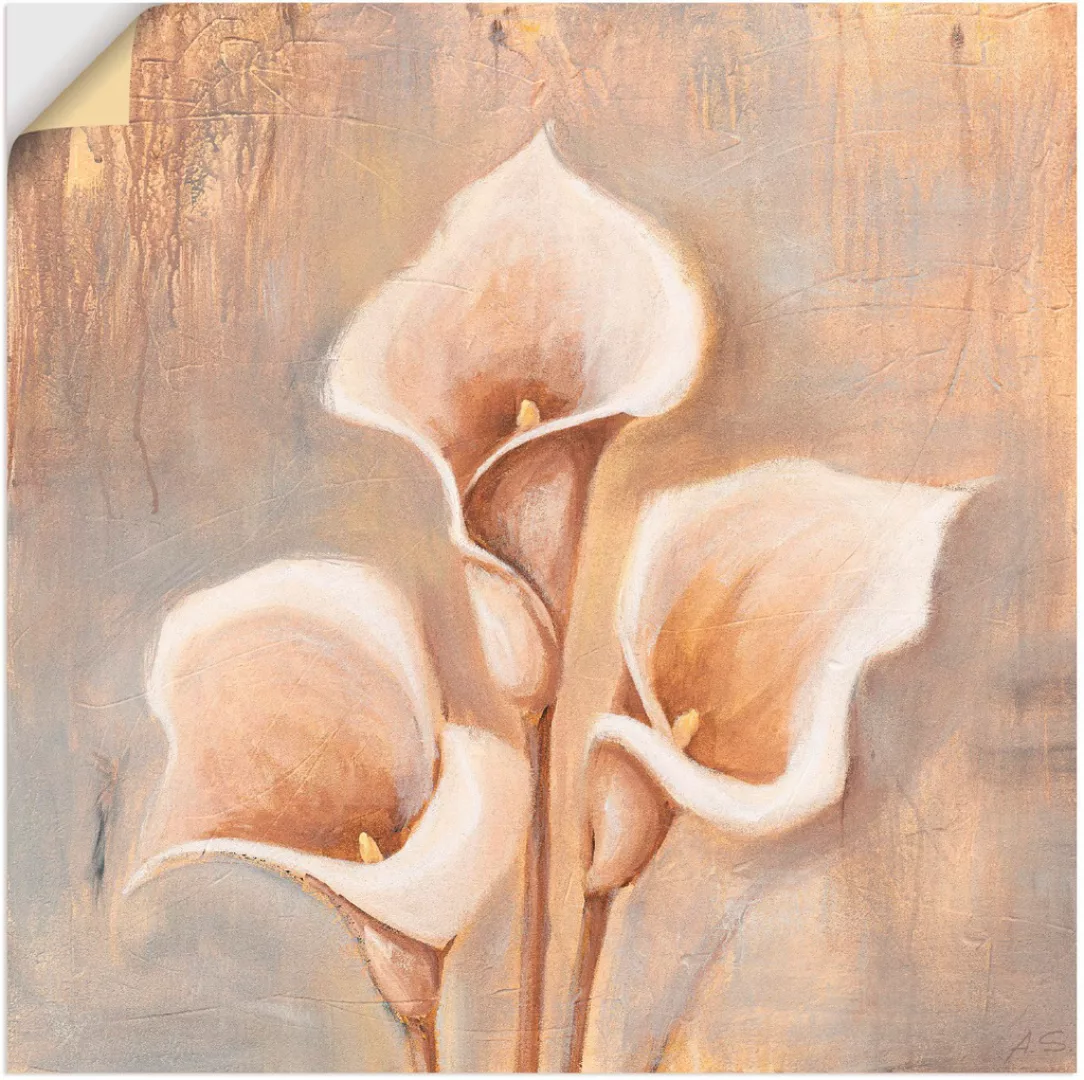 Artland Wandbild »Antike Blüten«, Blumen, (1 St.) günstig online kaufen