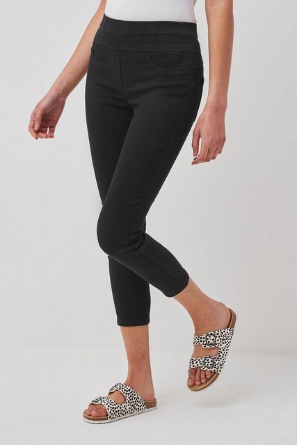 Next Caprijeans Figurformende Cropped Skinny Fit Superstrech-Jeans (1-tlg) günstig online kaufen