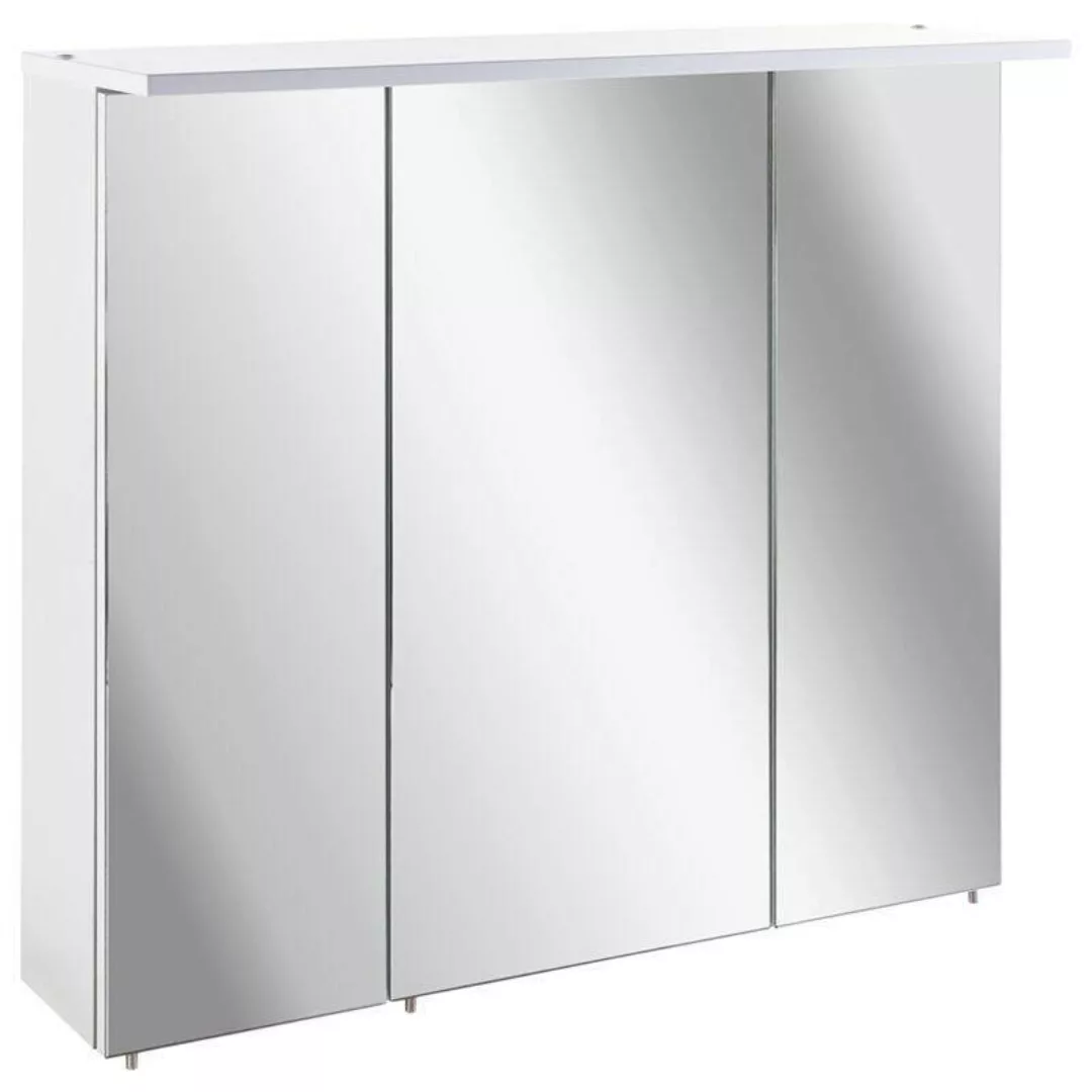 Spiegelschrank LED weiß, B x H x T: 70 x 75 x 24 cm günstig online kaufen