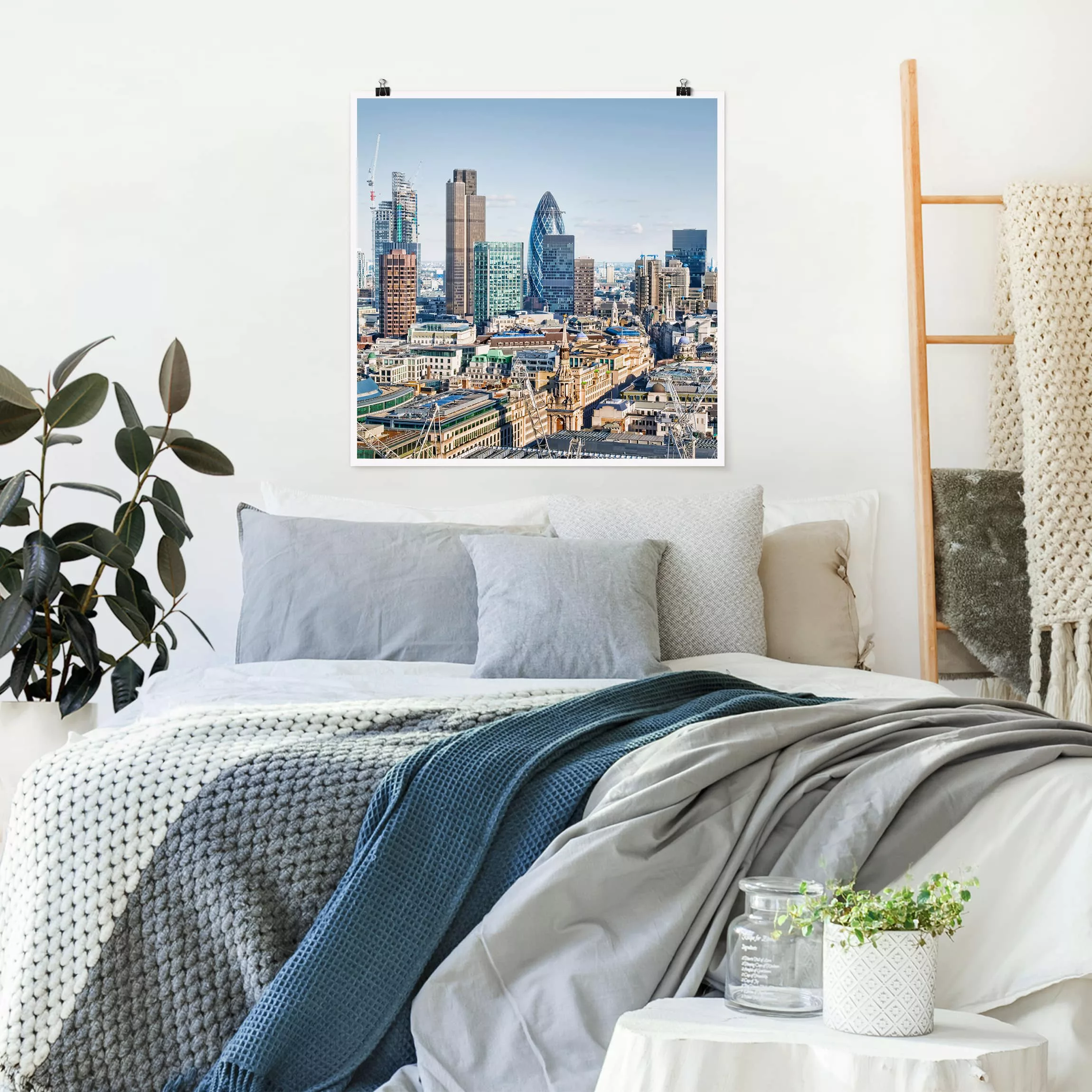 Poster Architektur & Skyline - Quadrat City of London günstig online kaufen