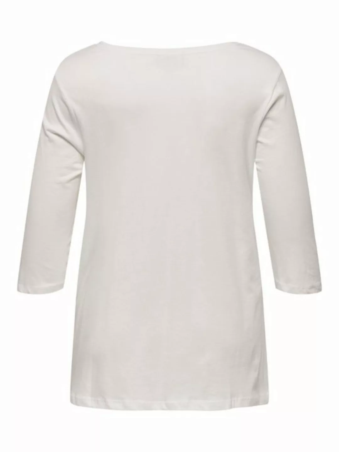 ONLY CARMAKOMA 3/4-Arm-Shirt CARBONNIE (1-tlg) Plain/ohne Details günstig online kaufen