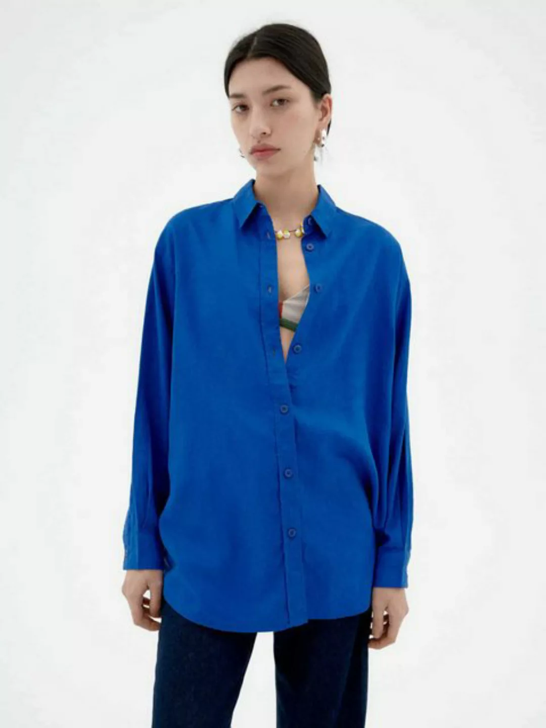 Thinking Mu Hemdbluse Hemp Gia Oversize Blouse günstig online kaufen