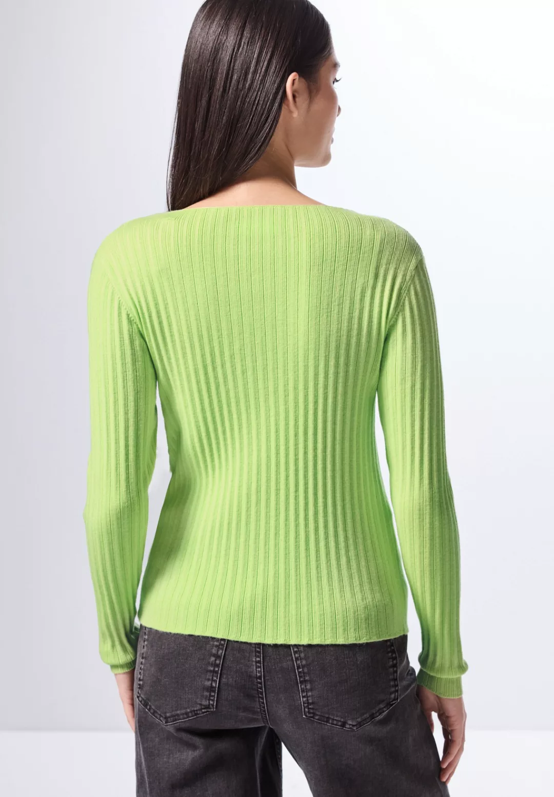 STREET ONE STUDIO Strickpullover, mit U-Boot-Ausschnitt günstig online kaufen