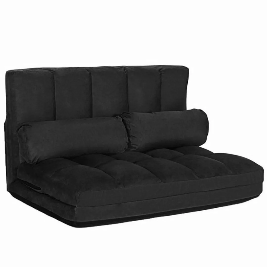 COSTWAY Schlafsofa, mit Bettfunktion, 2 Sitzer,klappbar, 180x113cm günstig online kaufen