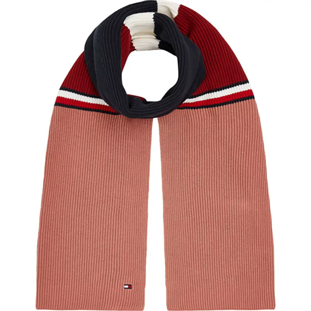 Tommy Hilfiger Sportswear Essential Knit Cb Schal One Size Pink Mix günstig online kaufen