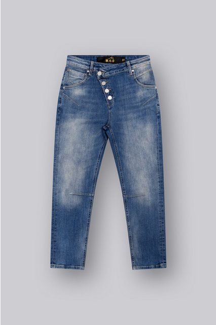 Miracle of Denim 5-Pocket-Jeans Iris Boy Fit (1-tlg) günstig online kaufen