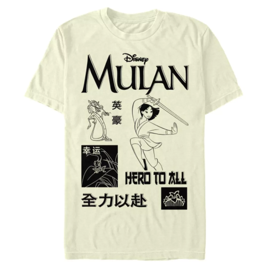 Disney - Mulan - Mulan Grid - Männer T-Shirt günstig online kaufen