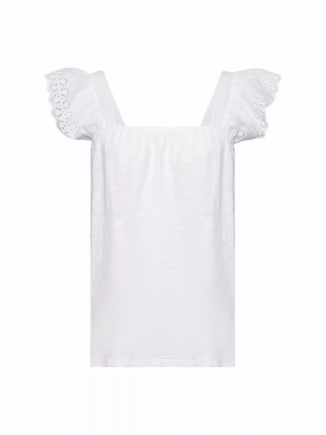 edc by Esprit T-Shirt Jersey-T-Shirt mit bestickten Ärmeln (1-tlg) günstig online kaufen