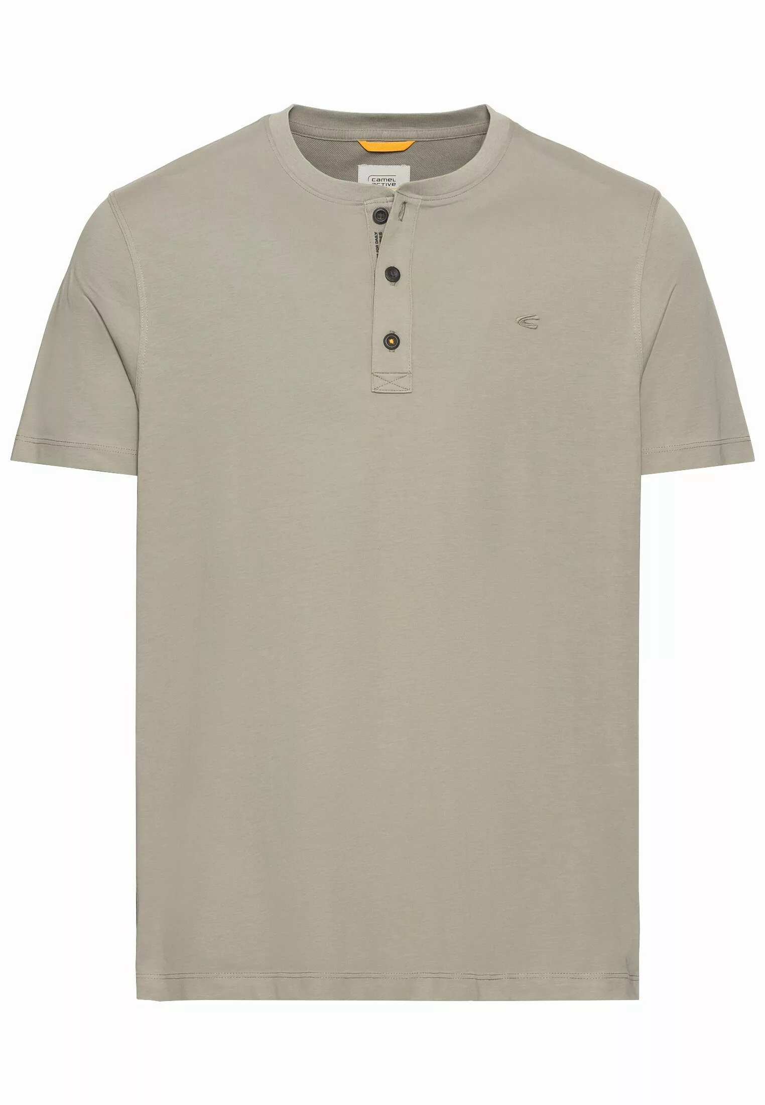 camel active Henleyshirt Kurzarm Henley aus günstig online kaufen
