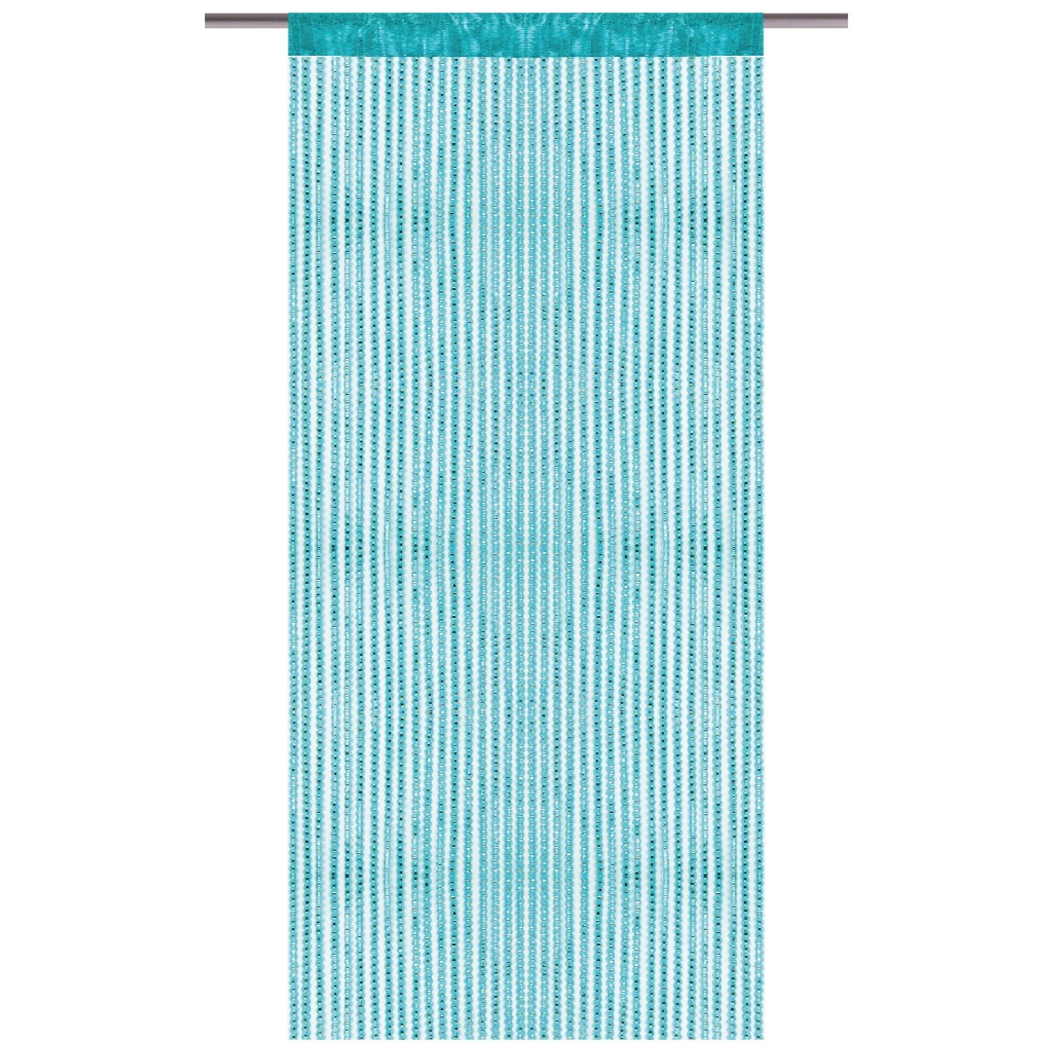 Bestlivings Fadenvorhand Fadengardine Vorhang Gardine Türkis 90 cm x 200 cm günstig online kaufen