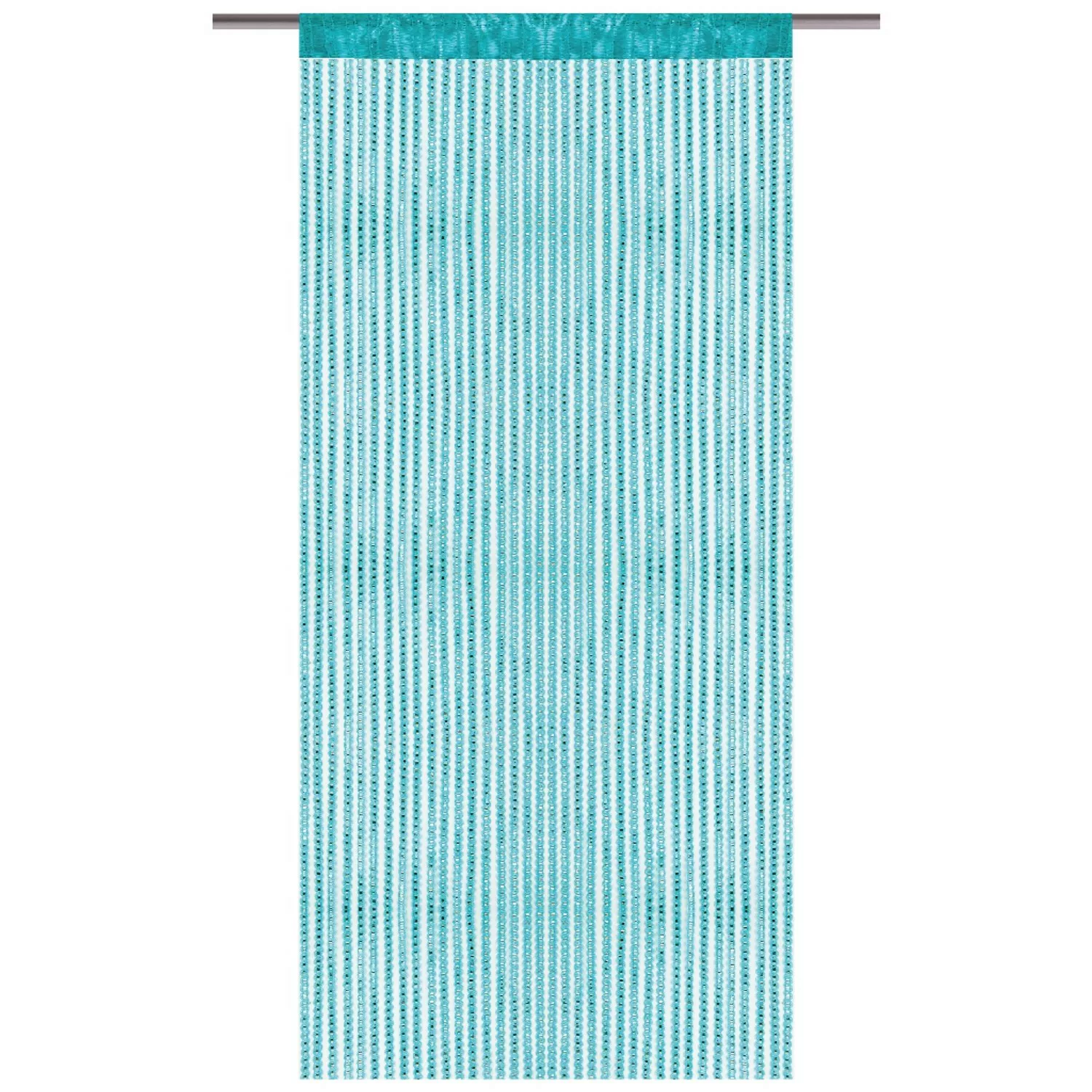 Bestlivings Fadenvorhand Fadengardine Vorhang Gardine Türkis 90 cm x 200 cm günstig online kaufen