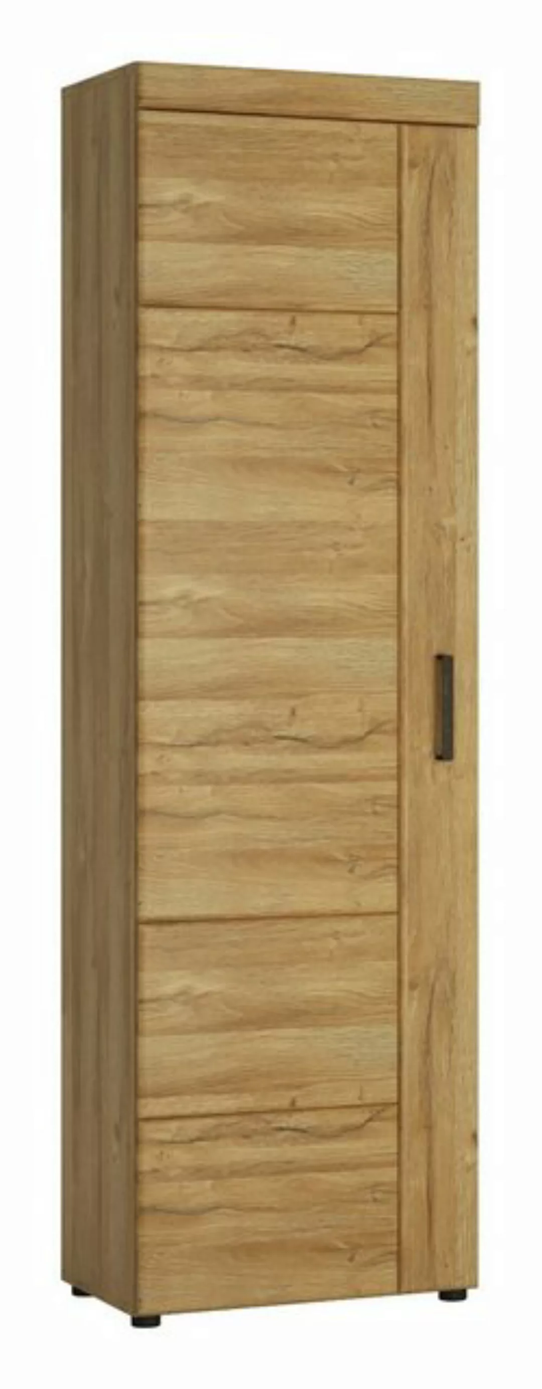 freiraum Garderobenschrank CORTINA in Grandson Eiche Dekor - 58x195x37,4 (B günstig online kaufen