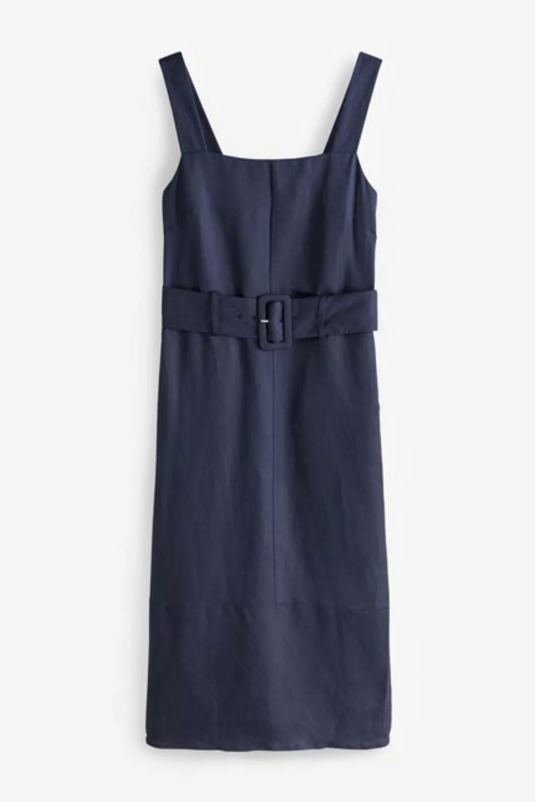 Next Midikleid Kleid aus Leinenmix mit Gürtel (1-tlg) günstig online kaufen