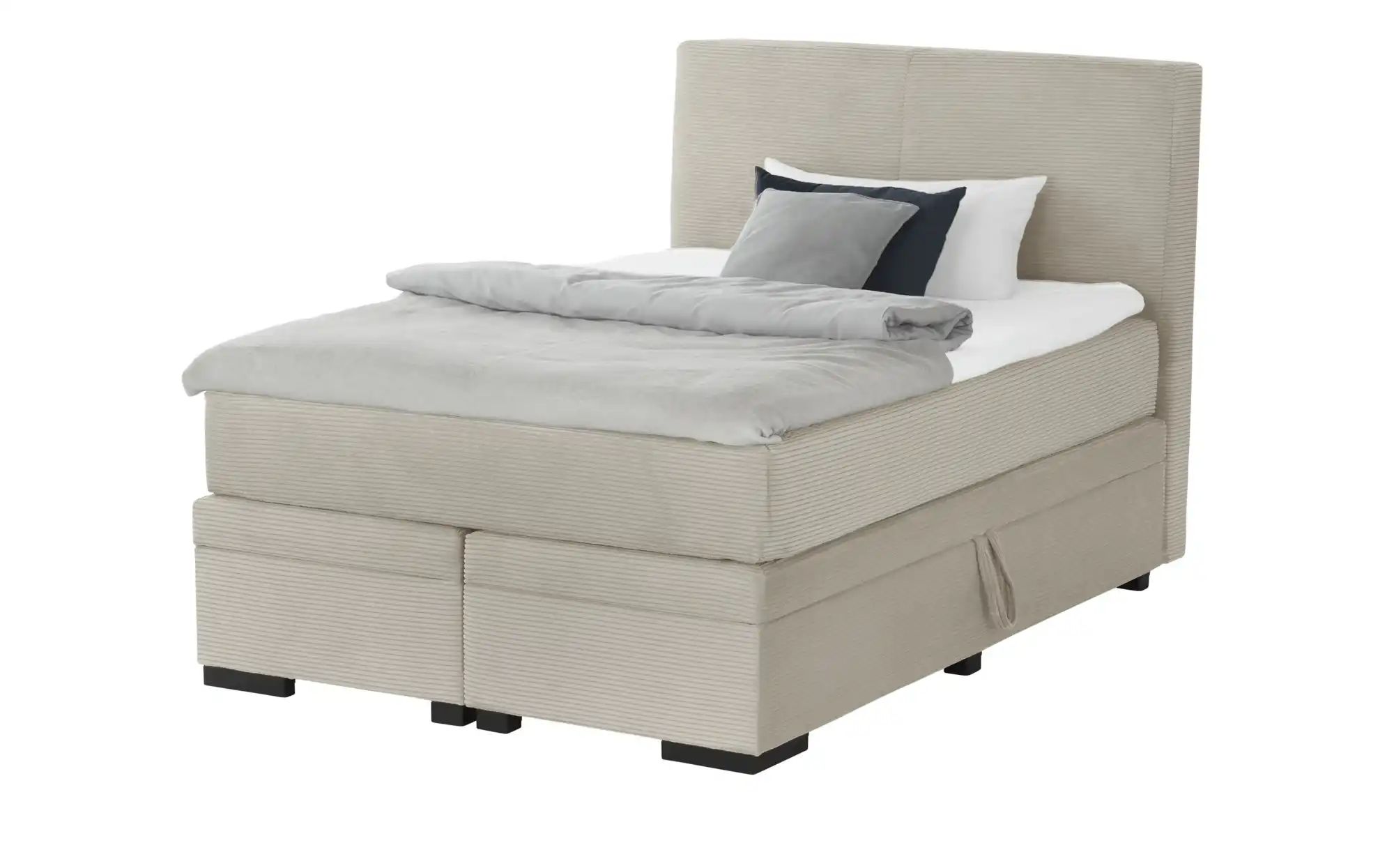 Boxi Boxspringbett mit Bettkasten Boxi Classic ¦ beige ¦ Maße (cm): B: 140 günstig online kaufen