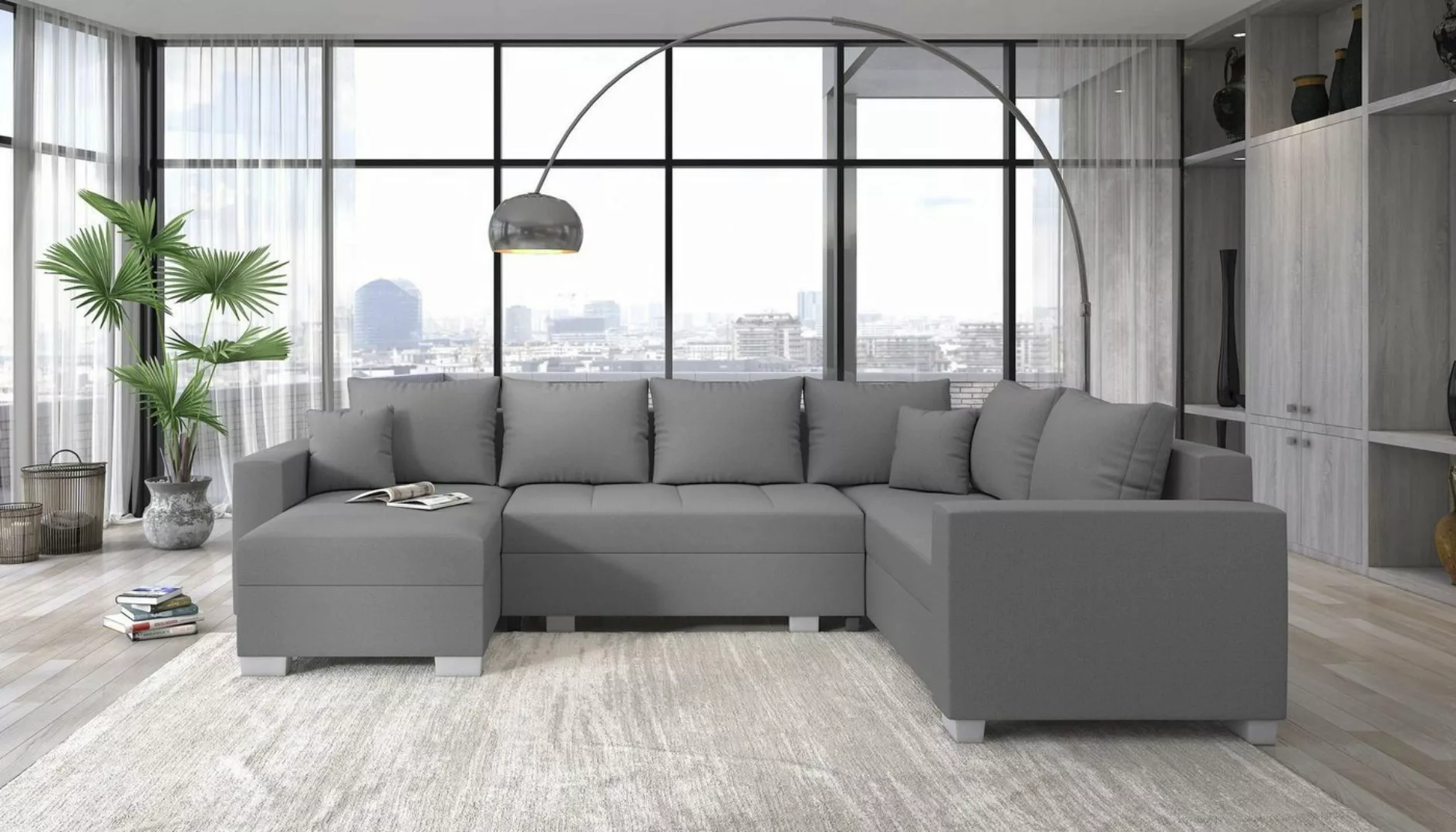 99rooms Wohnlandschaft Arno, U-Form, Sofa, stellbar günstig online kaufen