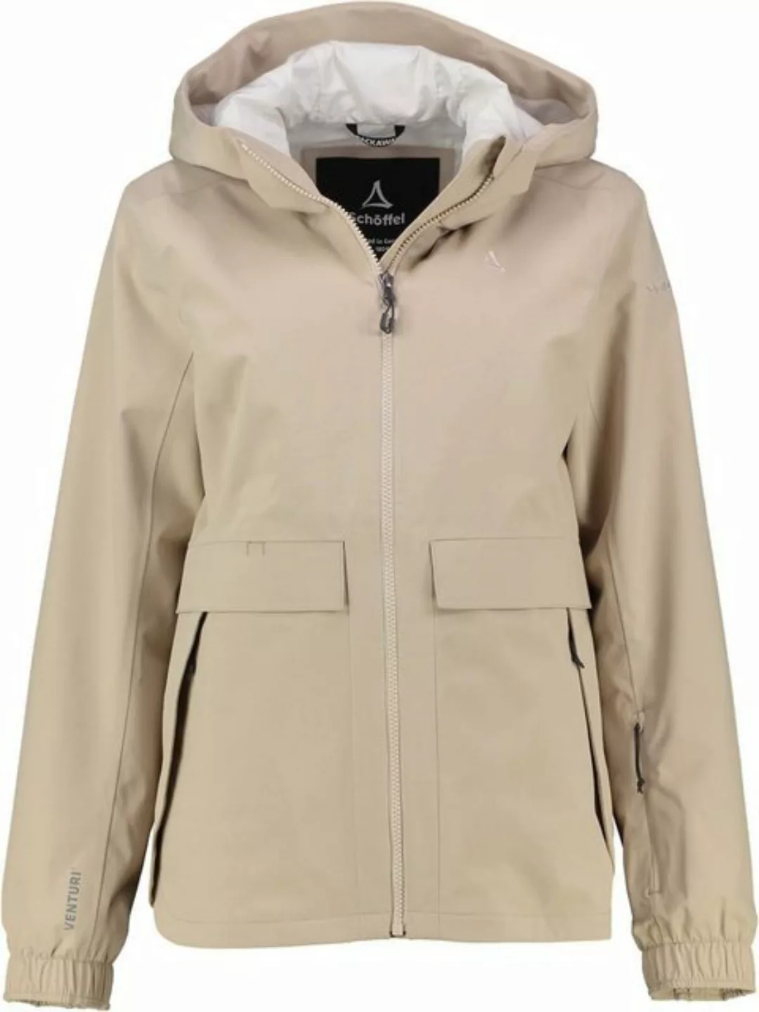 Schöffel Outdoorjacke Lausanne Beige mit Venturi-Ausstattung günstig online kaufen