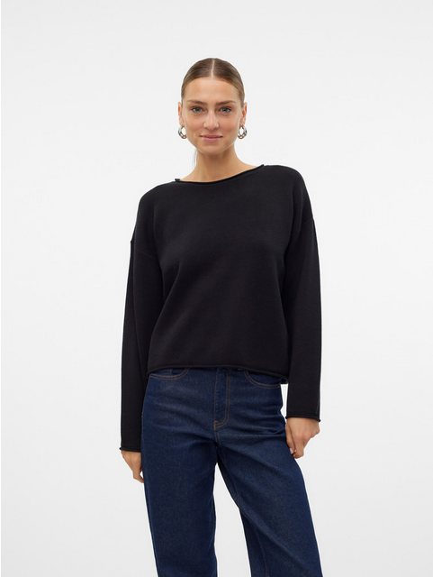 Vero Moda Strickpullover VMGOLD ROLL LS O-NECK PULLOVER GA günstig online kaufen