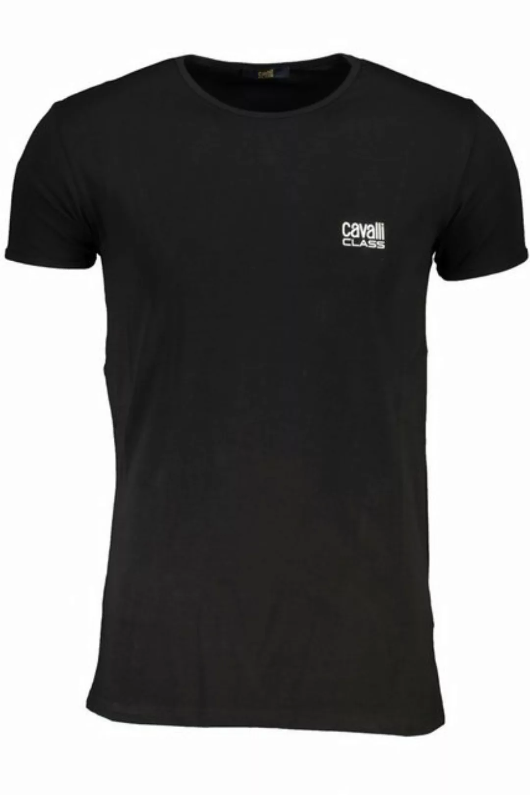 Cavalli Class T-Shirt Stylisches Herren T-Shirt Schwarz – Kurzarm günstig online kaufen