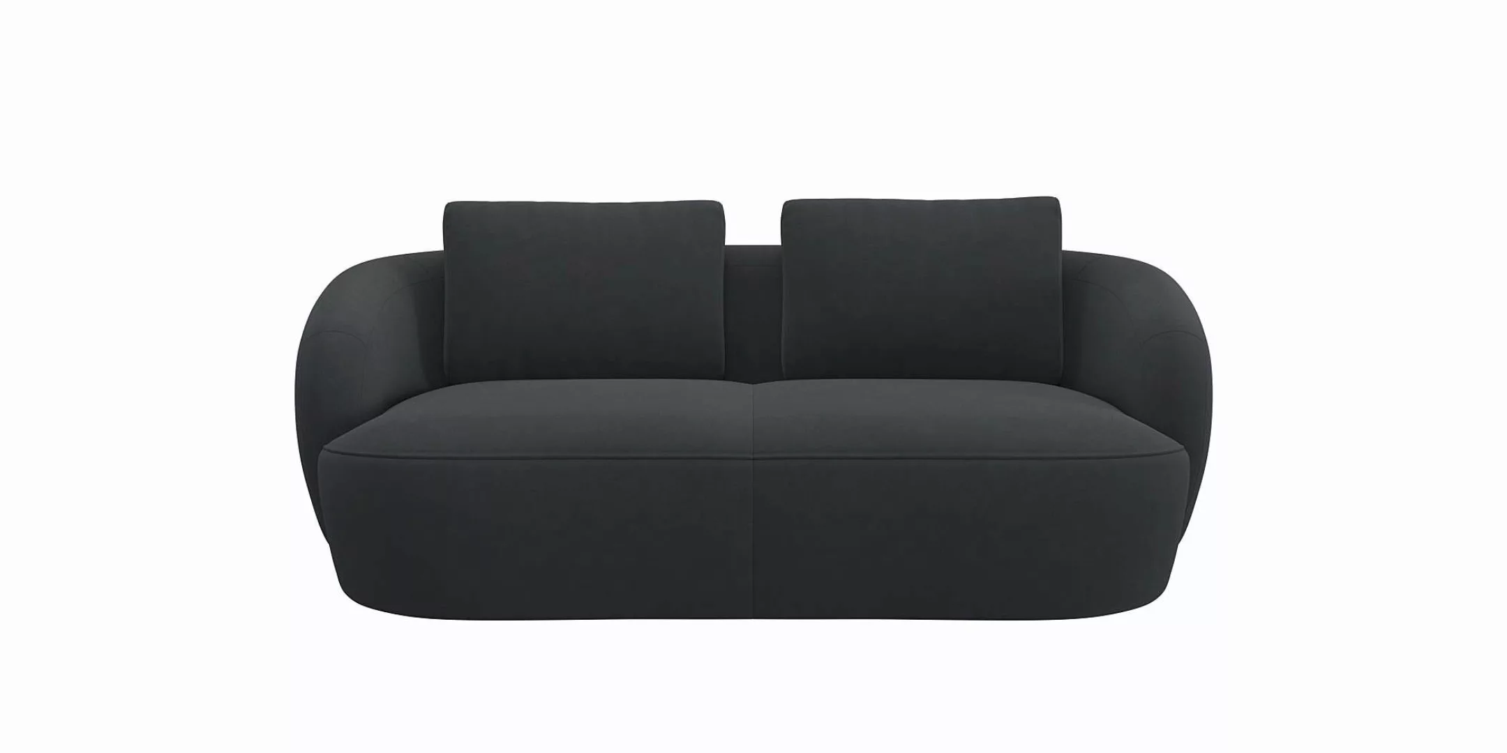 FLEXLUX 2,5-Sitzer »Torino, rund, Couch, Loveseat,«, Modernes, organisches günstig online kaufen