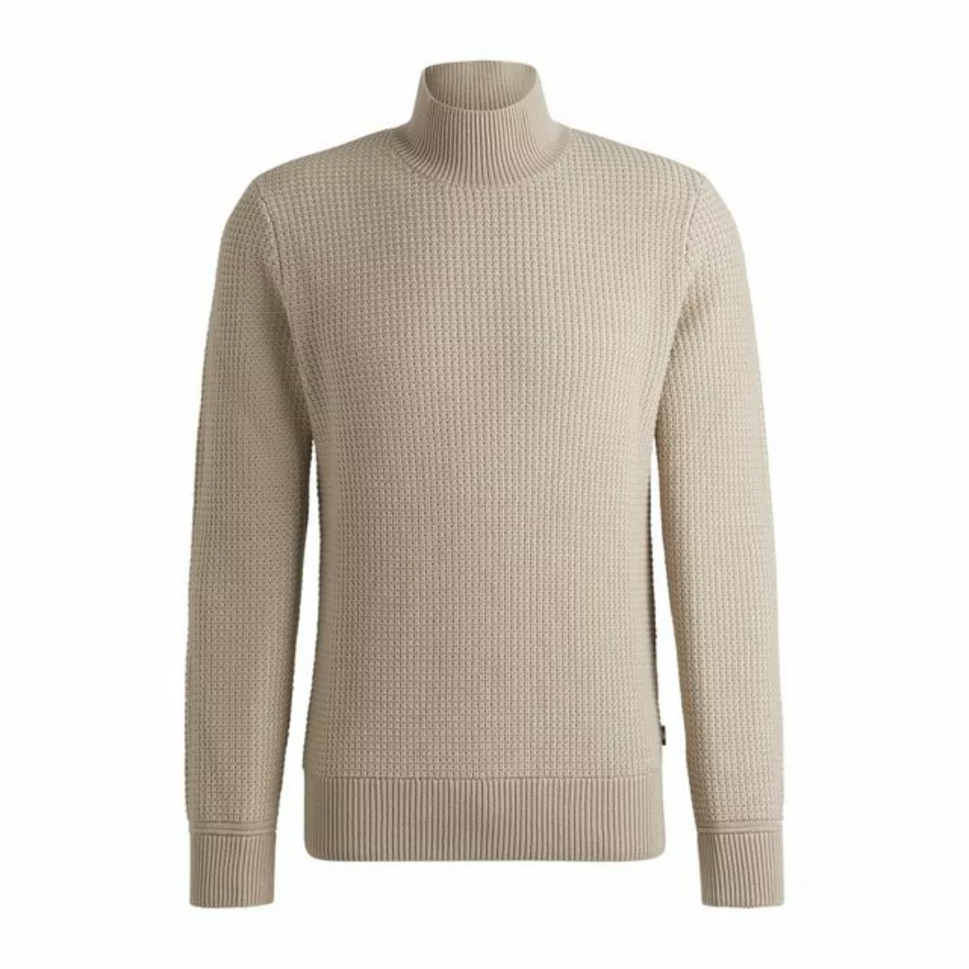 BOSS Strickpullover H-Emaurelio mit Stehkragen (1-tlg) günstig online kaufen