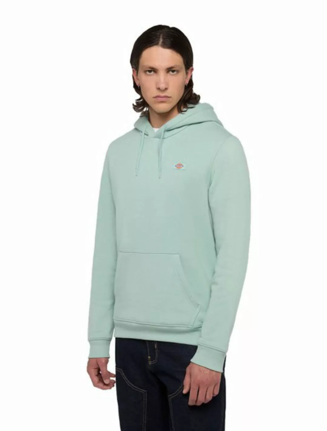 Dickies Hoodie Oakport Gewebtes Dickies-Logo auf der Brust günstig online kaufen