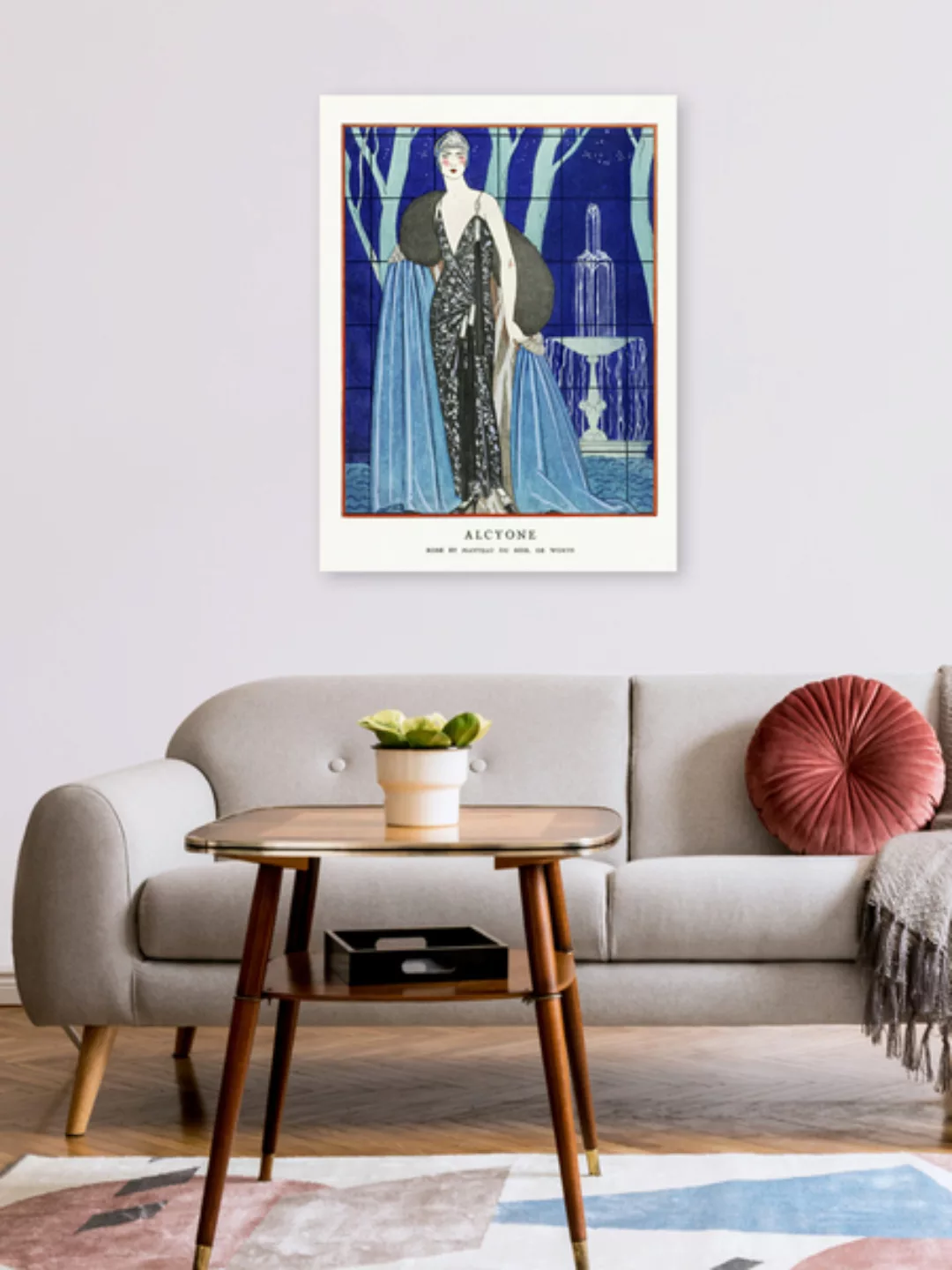 Poster / Leinwandbild - Alcyone Von George Barbier günstig online kaufen