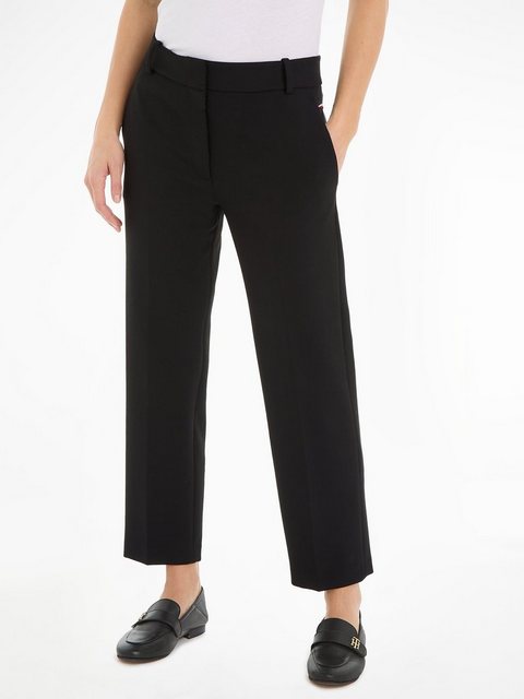 Tommy Hilfiger Webhose SLIM STRAIGHT TRAVEL PANT mit Markenlabel hinten günstig online kaufen