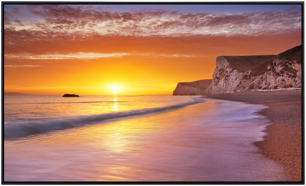 Papermoon Infrarotheizung »Strand Sonnenuntergang«, sehr angenehme Strahlun günstig online kaufen
