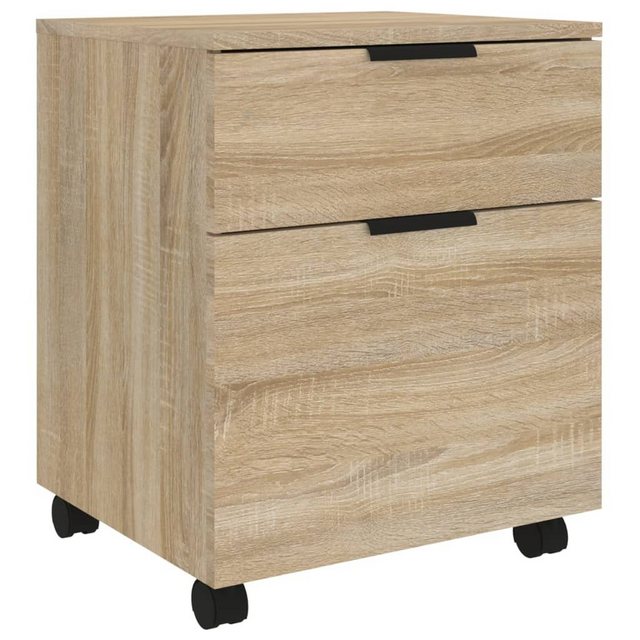 Vidaxl Mobiler Aktenschrank Mit Rollen Sonoma-eiche 45x38x54 Cm günstig online kaufen