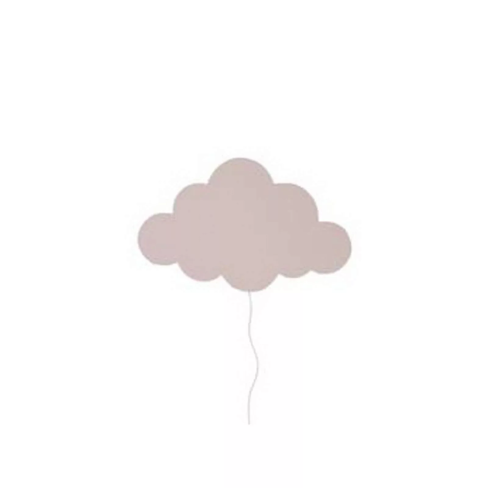 fermLIVING Wandleuchte Cloud, Holz, rosa, Stecker günstig online kaufen