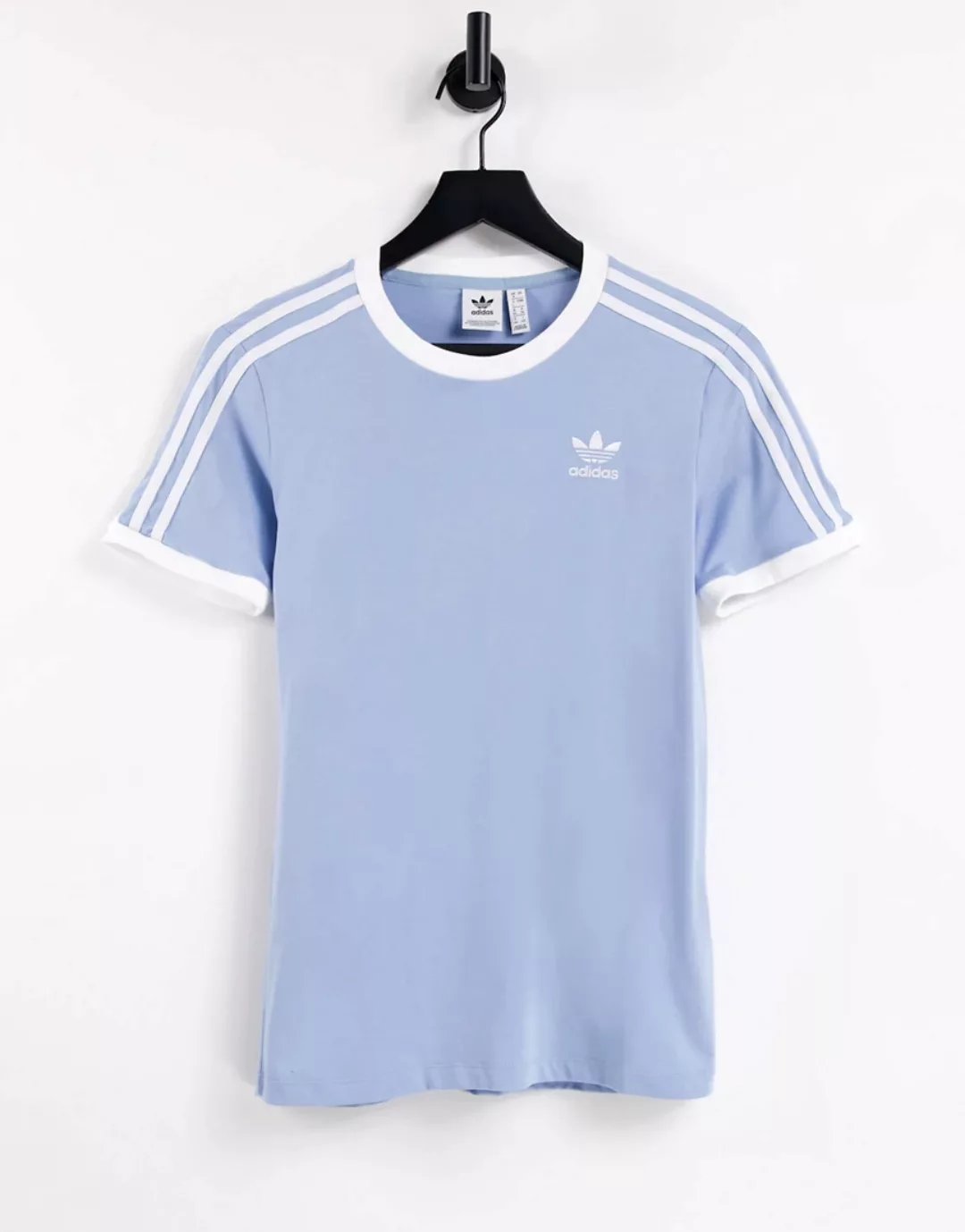 Adidas Originals 3 Stripes Kurzarm T-shirt 32 Ambient Sky günstig online kaufen