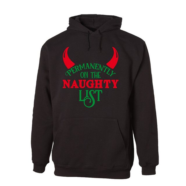 G-graphics Hoodie Permanently on the Naughty List Unisex mit trendigem Fron günstig online kaufen