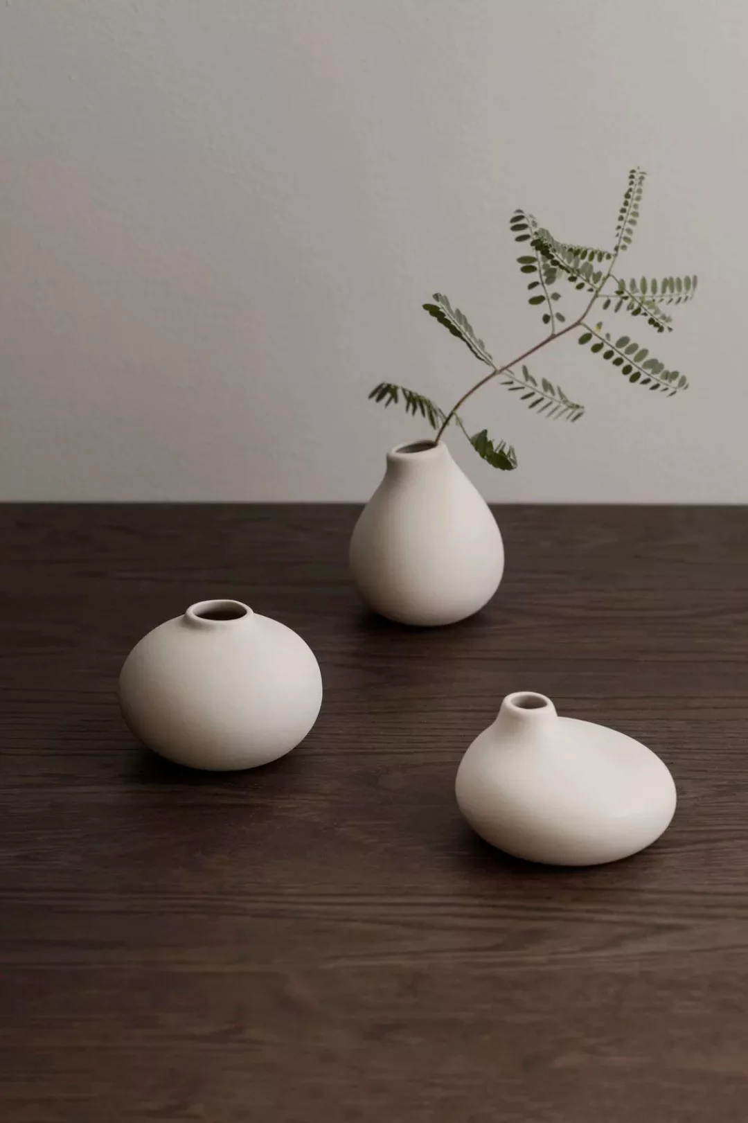 BLOMUS Dekovase "NONA, aus Porzellan, unglasiert", (Set, 3 St.), Vase in 3 günstig online kaufen
