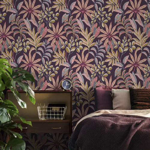 Sublime Vliestapete »TROPICAL BLATTER«, floral, Design Tapeten günstig online kaufen