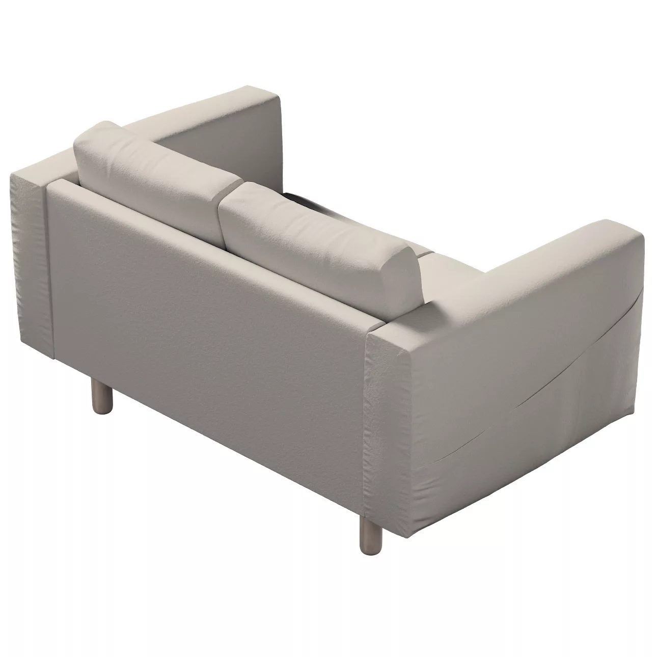 Bezug für Norsborg 2-Sitzer Sofa, hellbeige, Norsborg 2-Sitzer Sofabezug, B günstig online kaufen