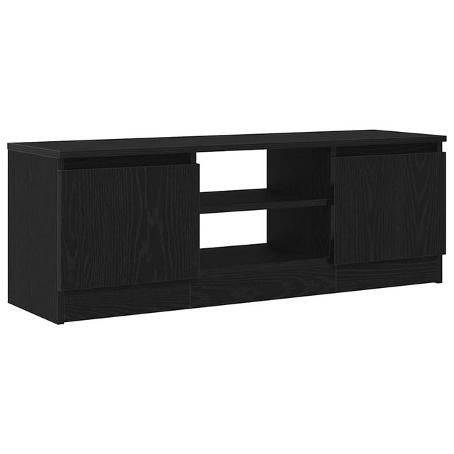 vidaXL TV-Schrank TV-Schrank Schwarz Eichen-Optik 102x30x36 cm Holzwerkstof günstig online kaufen