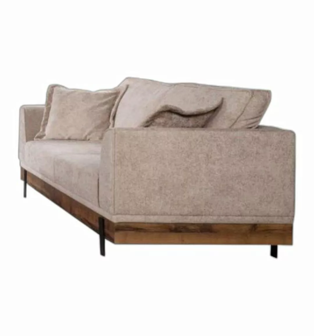 Xlmoebel 3-Sitzer Modernes 3-Sitzer-Sofa aus Polstertextil für das Wohnzimm günstig online kaufen